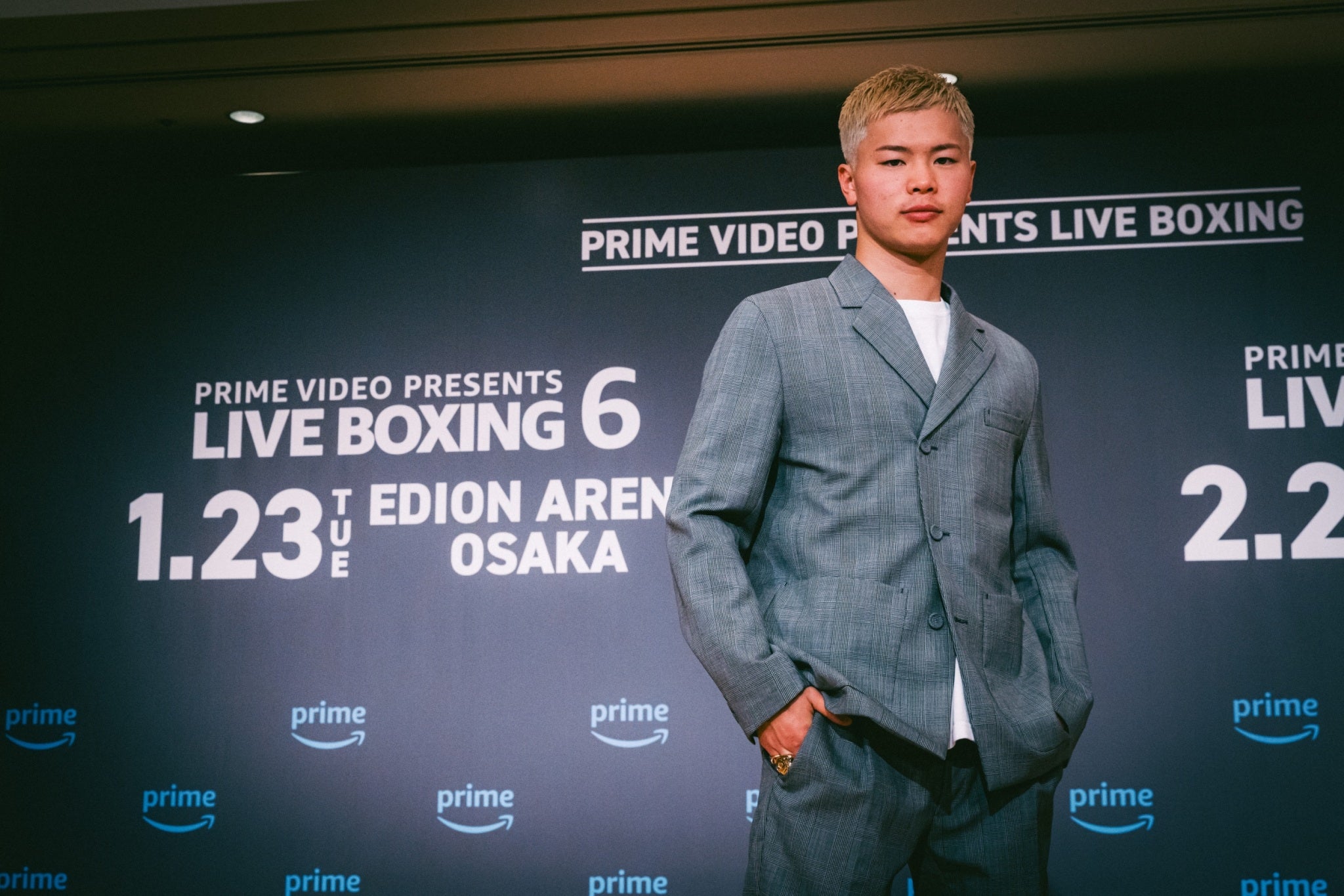 試合発表 2024年1月23日in大阪!「Prime Video presents Live Boxing」