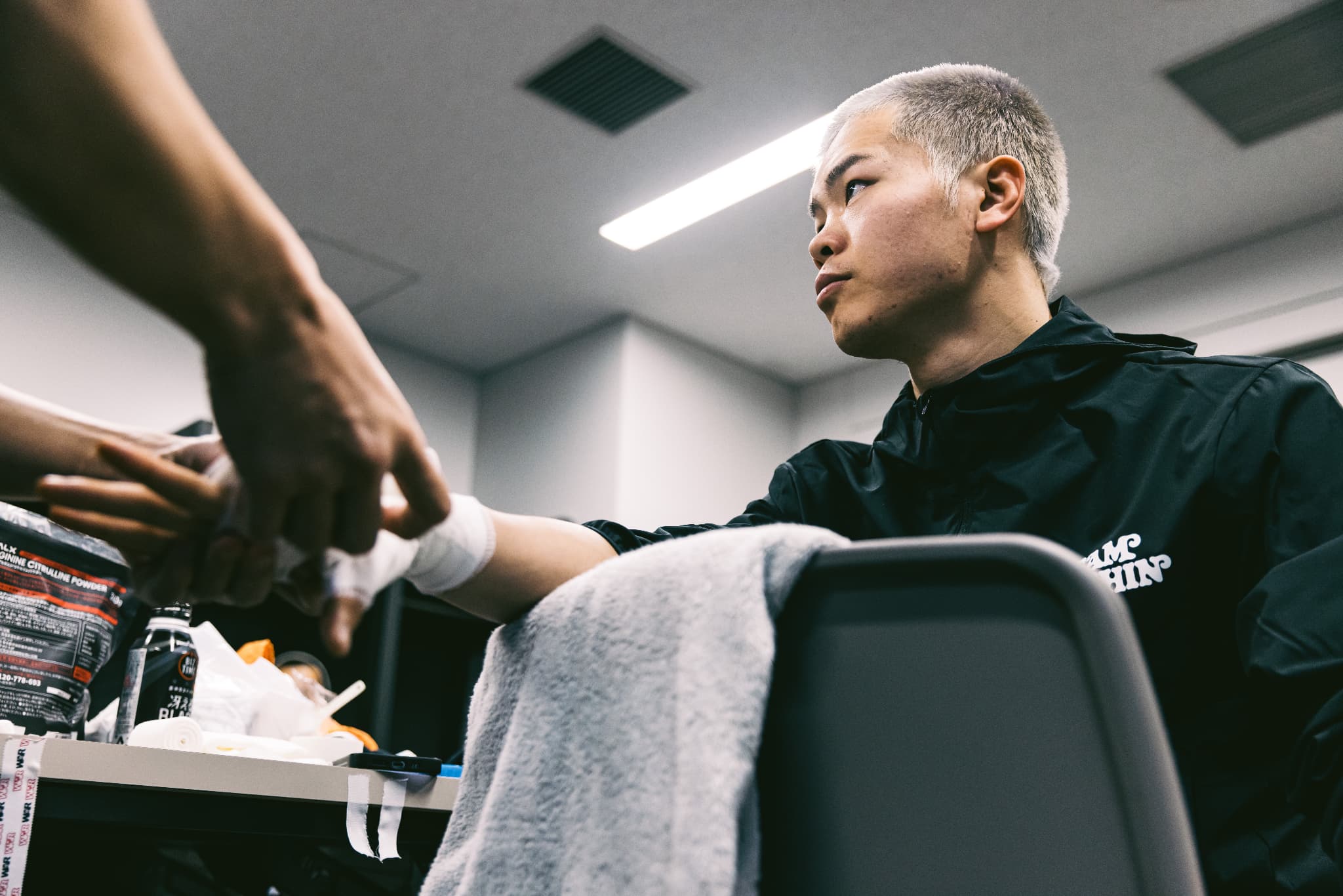 那須川天心 TEAM TENSIN フーディーブラック M